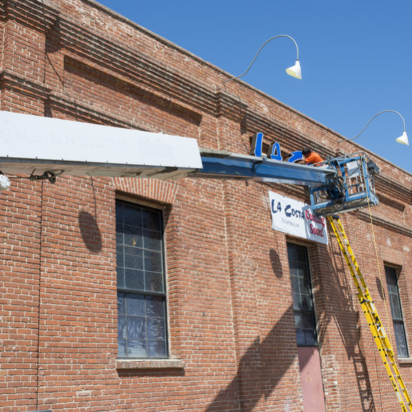 Commercial lighting and sign maintenance